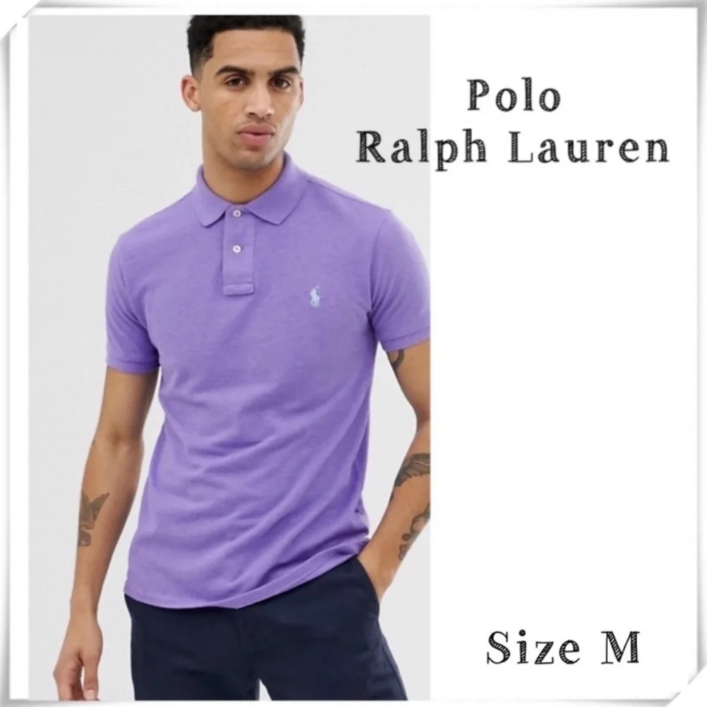 POLO Ralph Lauren Classic Fit Polo Shirt In Purple Size M